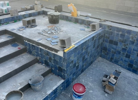 PISCINA en OBRA NUEVA